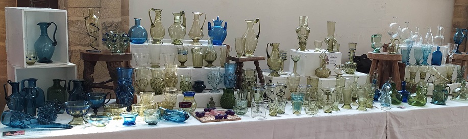 Verres historiques,verre romain,verre 12ème siècle,verre 13ème siècle,verre 14ème siècle,verre 