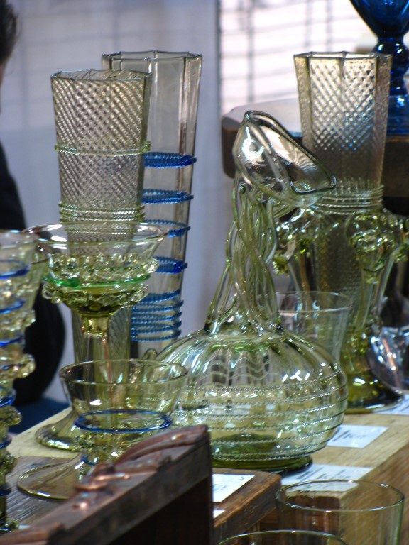 Verre,histoire,14ème siècle,reproduction,Aspersoir, kuttrolf, verre à mesure, passglass