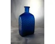 Gourde rectangulaire bleue