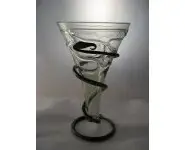 Verre conique avec décor filé 15 cl