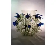 Dolphin beaker with blue 4th c