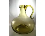 Bouteille en bulbe d'oignon à anse