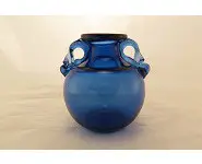 Small blue aryballos